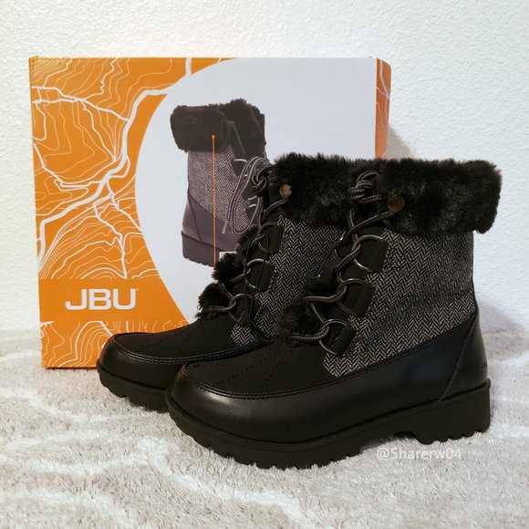 JBU Southgate Women's Herringbone Boots 9 NWT NIB - EU 40 - Picture 1 of 7